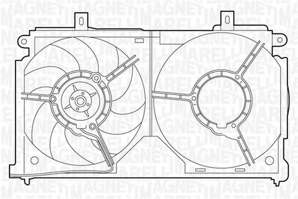 вентилатор, охлаждане на двигателя MAGNETI MARELLI     