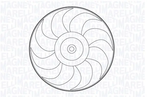 вентилатор, охлаждане на двигателя MAGNETI MARELLI     