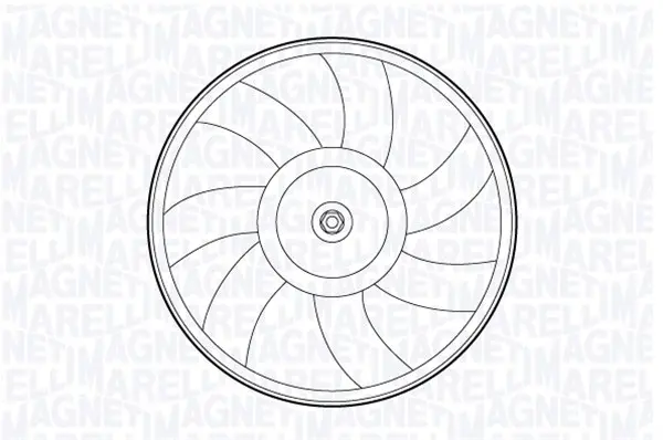 вентилатор, охлаждане на двигателя MAGNETI MARELLI     