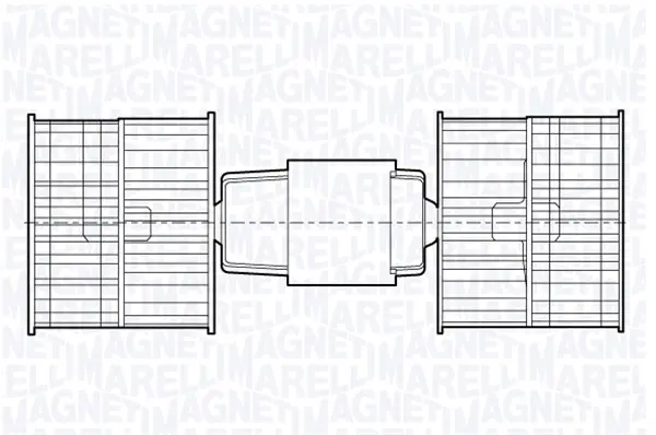 вентилатор вътрешно пространство MAGNETI MARELLI     