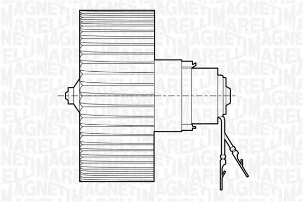 електромотор, вентилатор вътрешно пространство MAGNETI MARELLI     