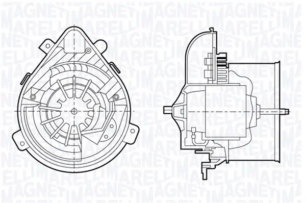 вентилатор вътрешно пространство MAGNETI MARELLI     