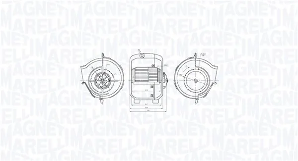 Вентилатор вътрешно пространство MAGNETI MARELLI