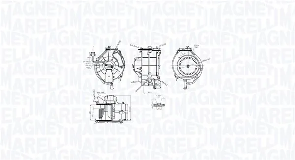 Вентилатор вътрешно пространство MAGNETI MARELLI