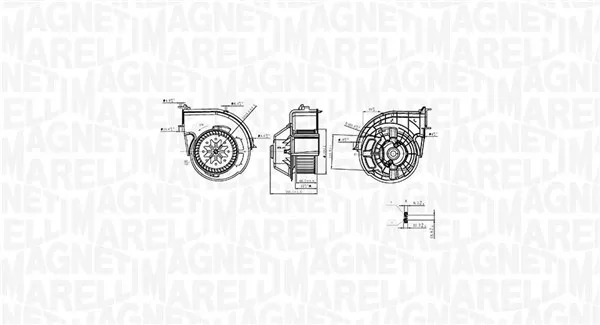 Вентилатор вътрешно пространство MAGNETI MARELLI