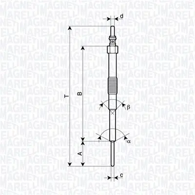 подгревна свещ MAGNETI MARELLI     