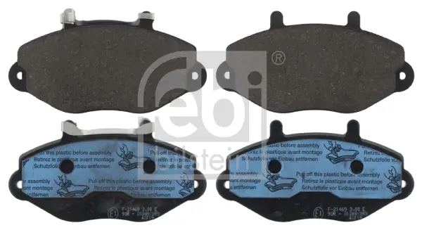 комплект спирачно феродо, дискови спирачки FEBI BILSTEIN       
