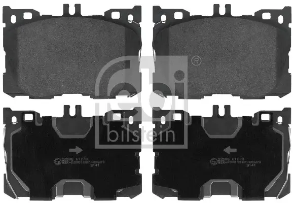 комплект спирачно феродо, дискови спирачки FEBI BILSTEIN       