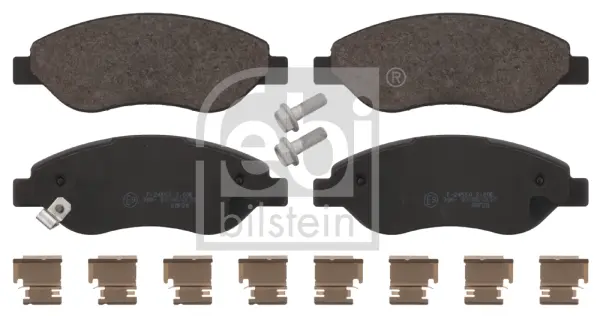 комплект спирачно феродо, дискови спирачки FEBI BILSTEIN       
