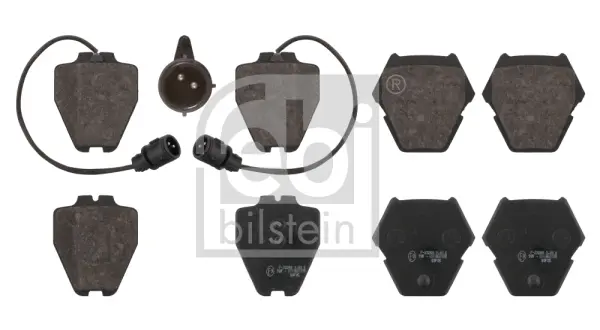 комплект спирачно феродо, дискови спирачки FEBI BILSTEIN       