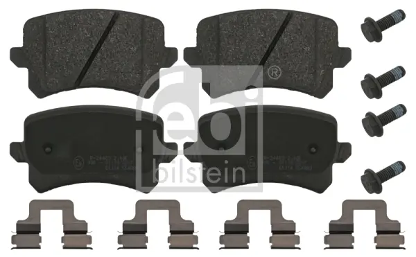 комплект спирачно феродо, дискови спирачки FEBI BILSTEIN       