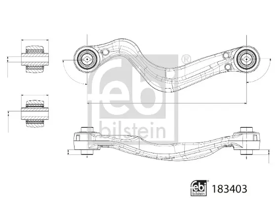 Носач, окачване на колелата FEBI BILSTEIN