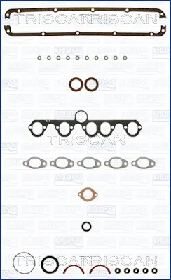 комплект гарнитури, цилиндрова глава TRISCAN             