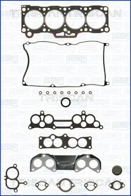 комплект гарнитури, цилиндрова глава TRISCAN             