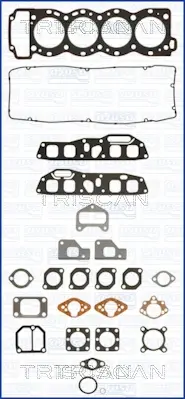 комплект гарнитури, цилиндрова глава TRISCAN             
