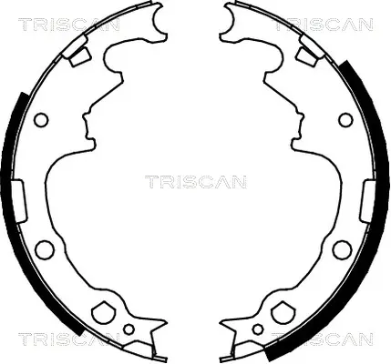 Комплект спирачна челюст TRISCAN