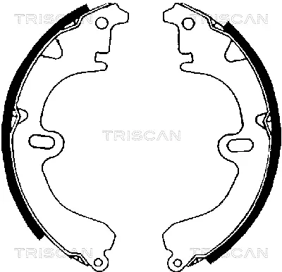 комплект спирачна челюст TRISCAN             