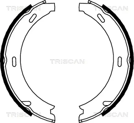комплект спирачна челюст TRISCAN             