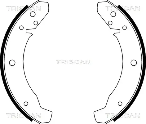комплект спирачна челюст TRISCAN             