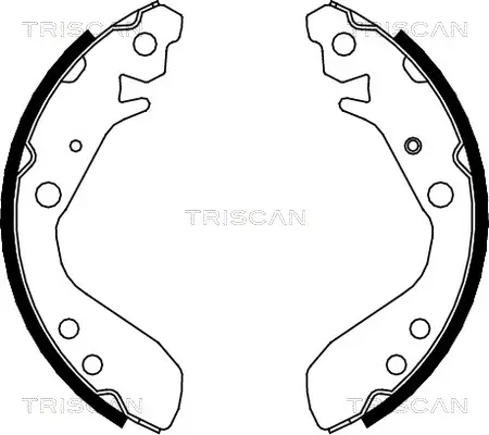 комплект спирачна челюст TRISCAN             