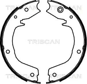 комплект спирачна челюст, ръчна спирачка TRISCAN             