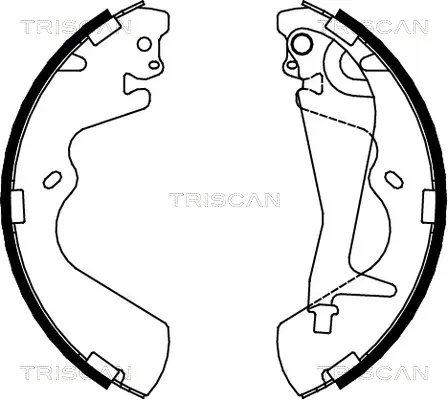 комплект спирачна челюст TRISCAN             