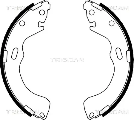 комплект спирачна челюст TRISCAN             