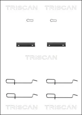 Комплект принадлежности, дискови накладки TRISCAN