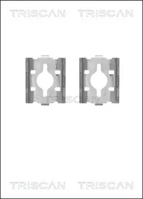 комплект принадлежности, дискови накладки TRISCAN             