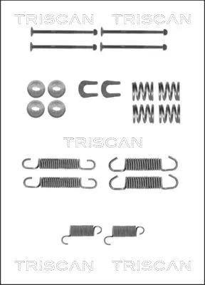 комплект принадлежности, спирани челюсти TRISCAN             