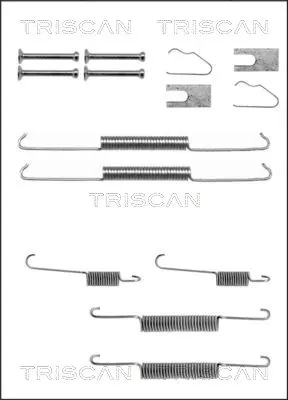 комплект принадлежности, спирани челюсти TRISCAN             