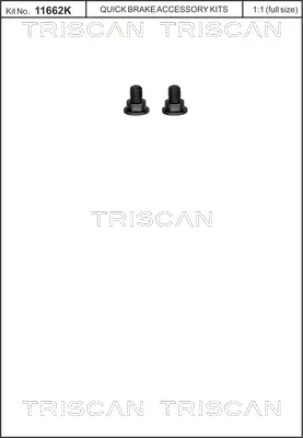 К-кт болтове, спирачен диск TRISCAN