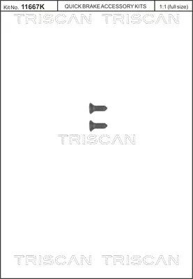 К-кт болтове, спирачен диск TRISCAN