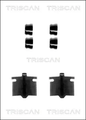 комплект принадлежности, дискови накладки TRISCAN             