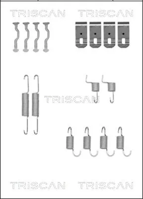комплект принадлежности, челюсти за ръчна спирачка TRISCAN             