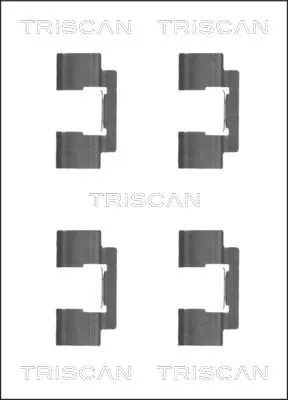 комплект принадлежности, дискови накладки TRISCAN             