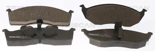 Комплект спирачно феродо, дискови спирачки TRISCAN