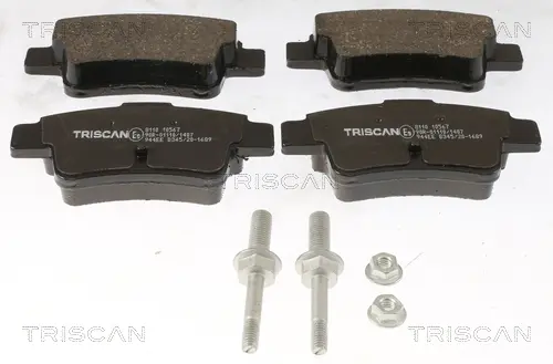 Комплект спирачно феродо, дискови спирачки TRISCAN