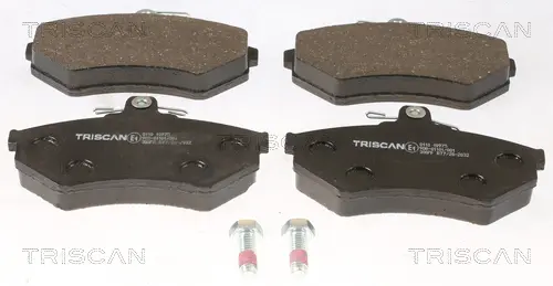 комплект спирачно феродо, дискови спирачки TRISCAN             