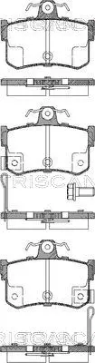 Комплект спирачно феродо, дискови спирачки TRISCAN