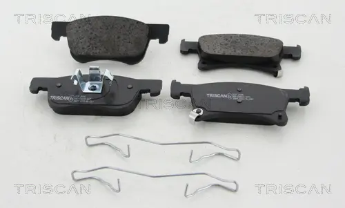 комплект спирачно феродо, дискови спирачки TRISCAN             