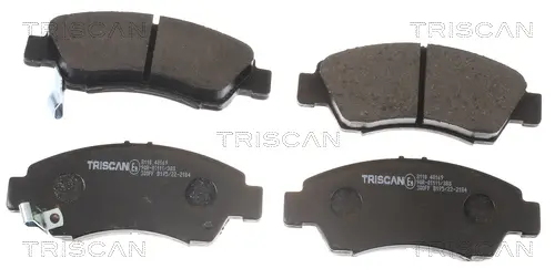 Комплект спирачно феродо, дискови спирачки TRISCAN