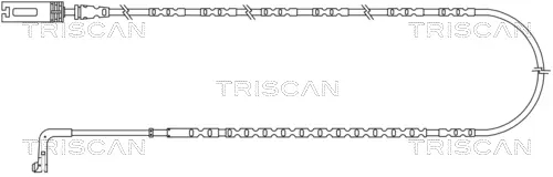 Предупредителен контактен сензор, износване на накладките TRISCAN