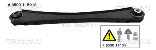 Носач, окачване на колелата TRISCAN