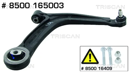 Носач, окачване на колелата TRISCAN