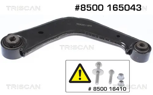 Носач, окачване на колелата TRISCAN