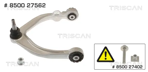 Носач, окачване на колелата TRISCAN