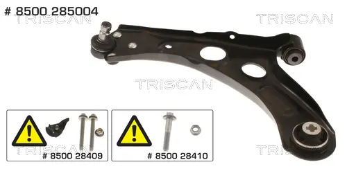 Носач, окачване на колелата TRISCAN