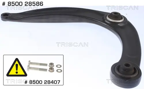 Носач, окачване на колелата TRISCAN