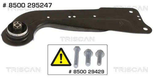 Носач, окачване на колелата TRISCAN